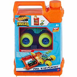 Hot Wheels Monster Trucks Fuel N Go Playset
