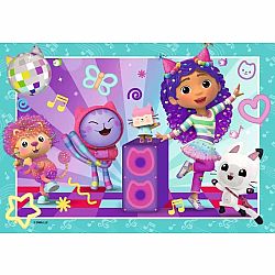 Gabby's Dollhouse: Ready to Party! (2x24 Piece Puzzles)