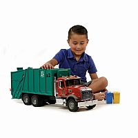 MACK Granite Garbage truck (red/green)