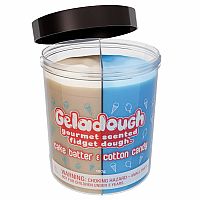 Geladough Scented Fidget Dough - Cake Batter & Cotton Candy