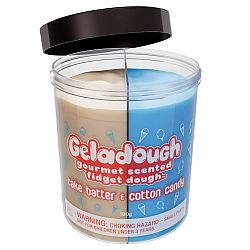 Geladough Scented Fidget Dough - Cake Batter & Cotton Candy