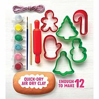 Make & Paint Gingerbread Clay Ornaments