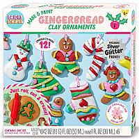 Make & Paint Gingerbread Clay Ornaments