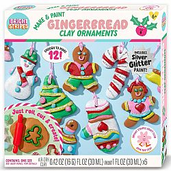 Make & Paint Gingerbread Clay Ornaments