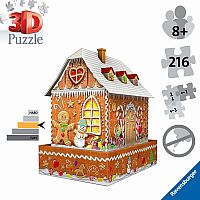 Gingerbread House - Night Edition (216 pc 3D puzzle)