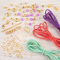 Gold Link Suede Bracelets