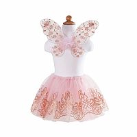 Rose Gold Skirt & Wings Set