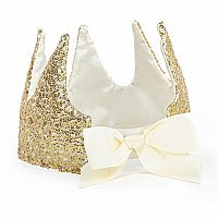 Gracious Gold Sequins Crown