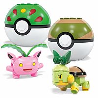 Pokemon MEGA Grass Type Trainer Team Set