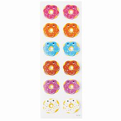 Stickiville Mini Happy Donuts Stickers (Clear)