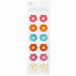Stickiville Mini Happy Donuts Stickers (Clear)