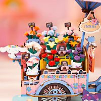 DIY Miniatures Hello Kitty & Friends Flower Cart Kit