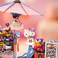 DIY Miniatures Hello Kitty & Friends Flower Cart Kit