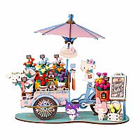 DIY Miniatures Hello Kitty & Friends Flower Cart Kit