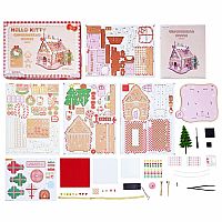 DIY Miniatures Hello Kitty Gingerbread House Kit