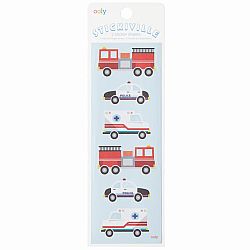 Stickiville Mini Helping Vehicles Stickers (Paper)