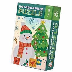 Holographic Snowman Puzzle 50pc
