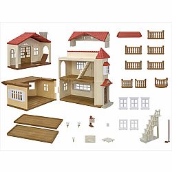 Red Roof Country Home w/ Secret Attic Gift Set