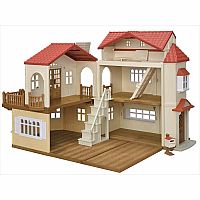 Red Roof Country Home w/ Secret Attic Gift Set