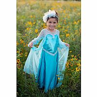 Ice Queen Dress With Cape (Size 5/6)