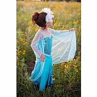 Ice Queen Dress With Cape (Size 5/6)