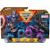 Monster Jam Captain America vs. Black Panther
