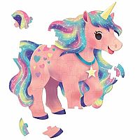 Jumbo Shaped Unicorn Floor Puzzle 48pc