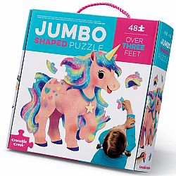 Jumbo Shaped Unicorn Floor Puzzle 48pc