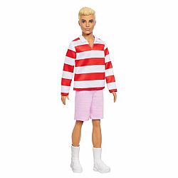 Ken Red & White Shirt