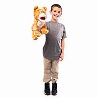Silly Puppets Kitty Orange