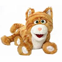Silly Puppets Kitty Orange