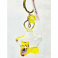 Kitty Star Floaty Key Charm