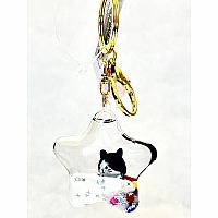 Kitty Star Floaty Key Charm