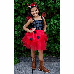 Ladybug Dress Size 3-4