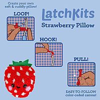 Latch Kit Strawberry Pillow