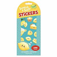 Scratch & Sniff Loveable Lemons Stickers