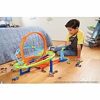 Hot Wheels Loop Cyclone Challenge Stunt Tracks