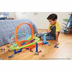 Hot Wheels Loop Cyclone Challenge Stunt Tracks