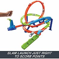 Hot Wheels Loop Cyclone Challenge Stunt Tracks