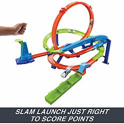 Hot Wheels Loop Cyclone Challenge Stunt Tracks