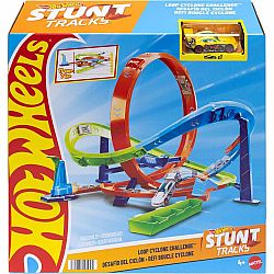 Hot Wheels Loop Cyclone Challenge Stunt Tracks
