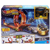 Hot Wheels Monster Trucks Loop & Flip Trophy Challenge