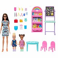 Barbie I Love School Set