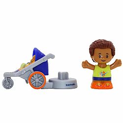 Little People Set 20 - Jogger & Stroller