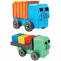 Cargo & Blue Dump Truck 2 Pack