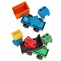 Cargo & Blue Dump Truck 2 Pack