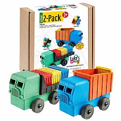 Cargo & Blue Dump Truck 2 Pack