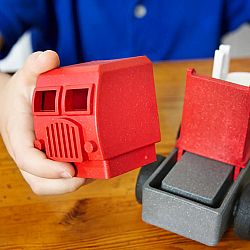 Fire & Recycling Truck 2 Pack