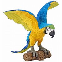 Papo Blue Macaw Parrot