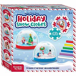 Make your own Holiday Snow Globes